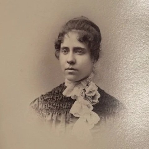 Smith College portrait of Helen Sleeper Pearson, who had 17 Elliott Avenue built for herself and Dr. Helen Dean King. You can read in between the lines on that... or look up what a "Boston Marriage" is. (Smith College Special Collections)