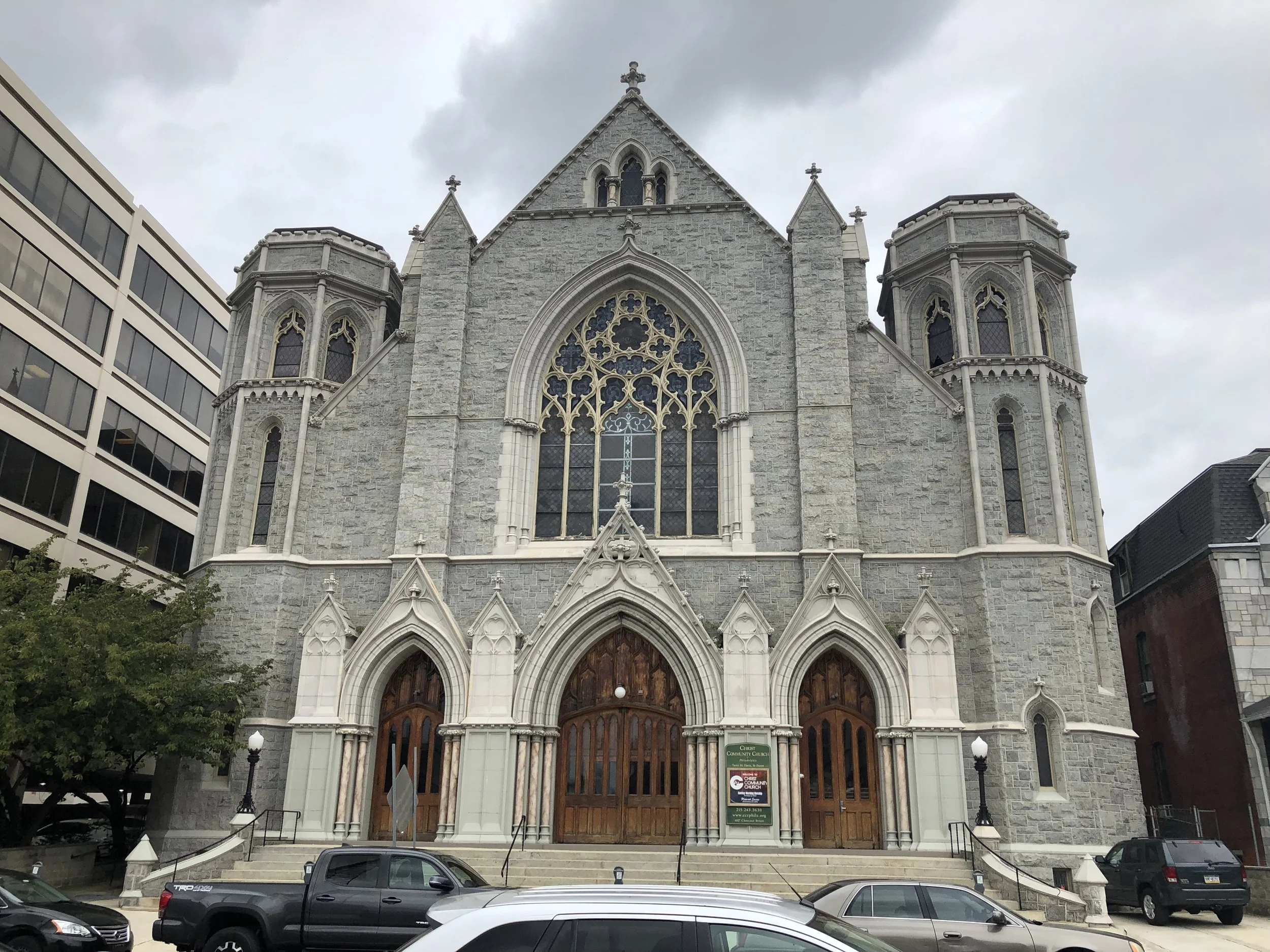 New Tabernacle Baptist Church (now Christ Community Church) in 2019