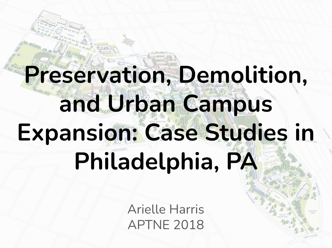 Association for Preservation Technology Symposium