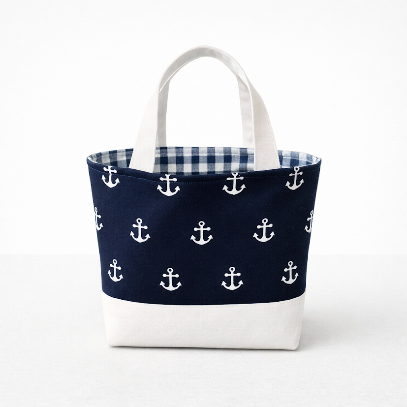 Coastal Cool Mini Tote Bag  (10" wide x 7.5" tall) $40