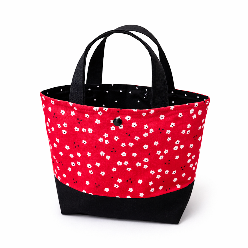 Poppy Mini Tote Bag  (10" wide x 7.5" tall) $40