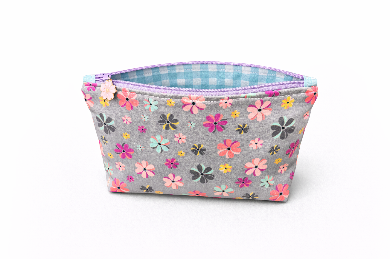 Spring Small Zipper Pouch (4.75"x7.5") $22