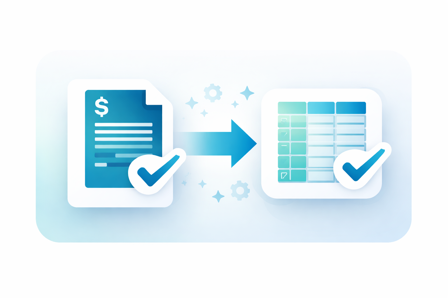 Invoice → Spreadsheet (up to 500 Invoices)