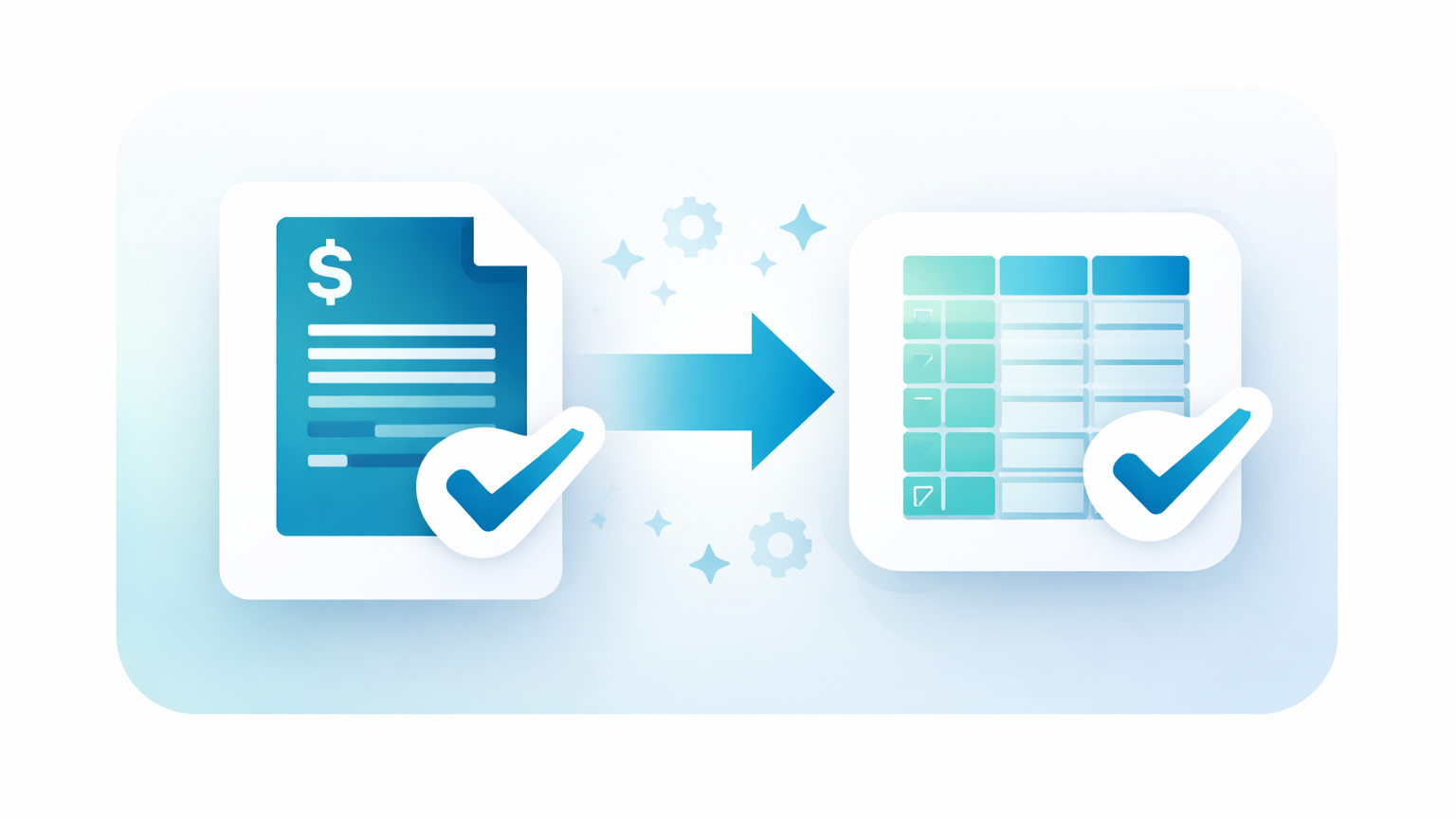 Invoice → Spreadsheet (up to 50 Invoices)