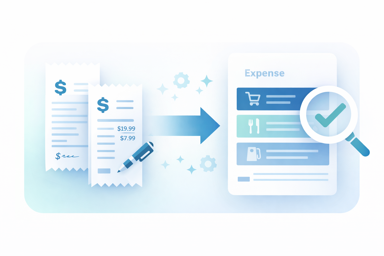 Receipt & Expense Categorization (up to 100 receipts)