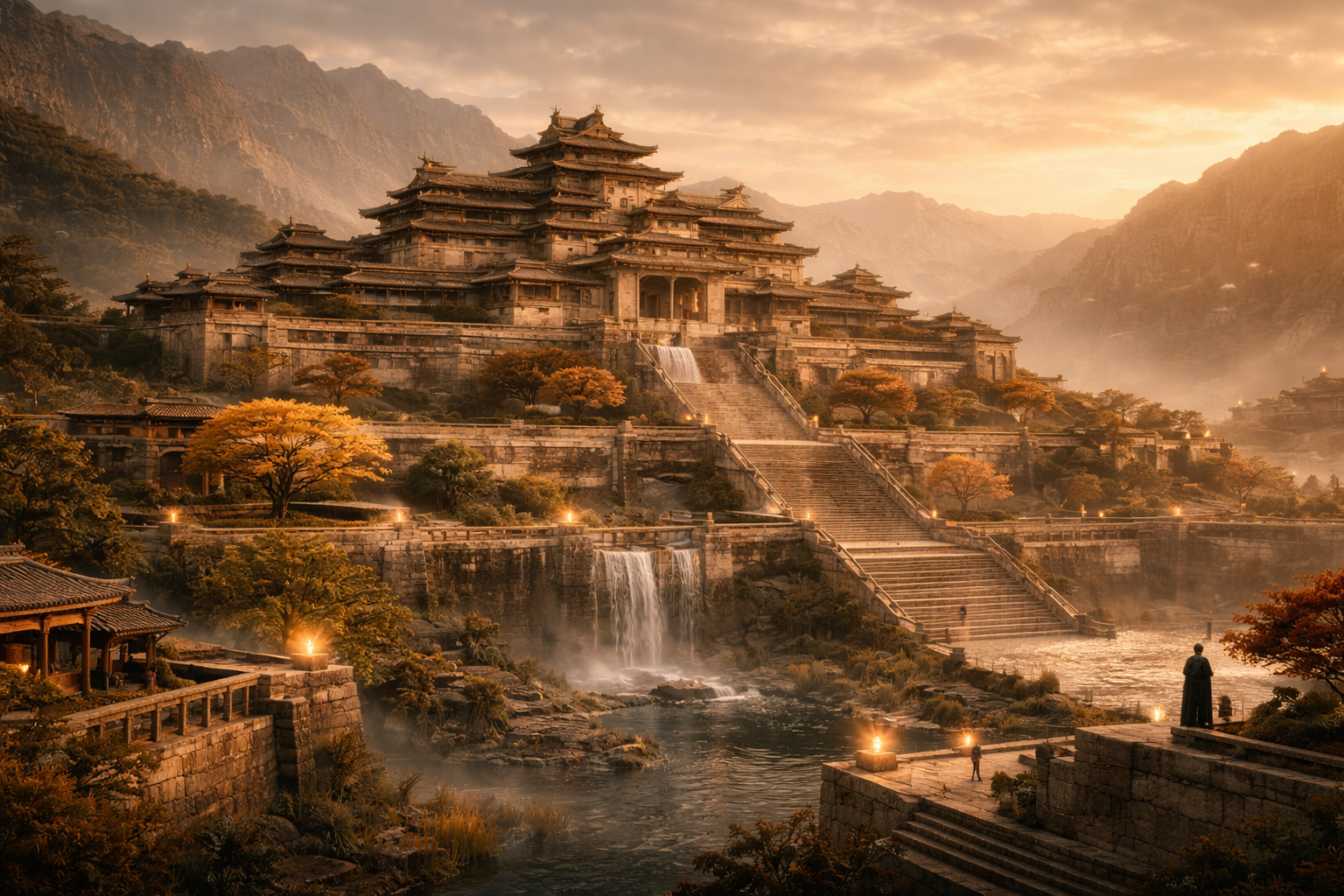 Grand Evari palace at golden hour.png