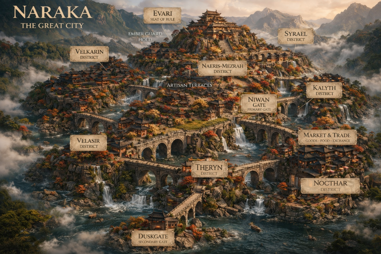 Map of Naraka