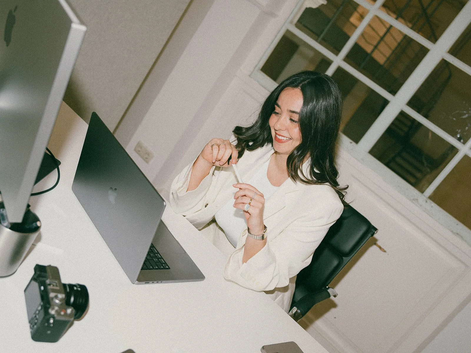 Melike Su-Mesin bei der Arbeit