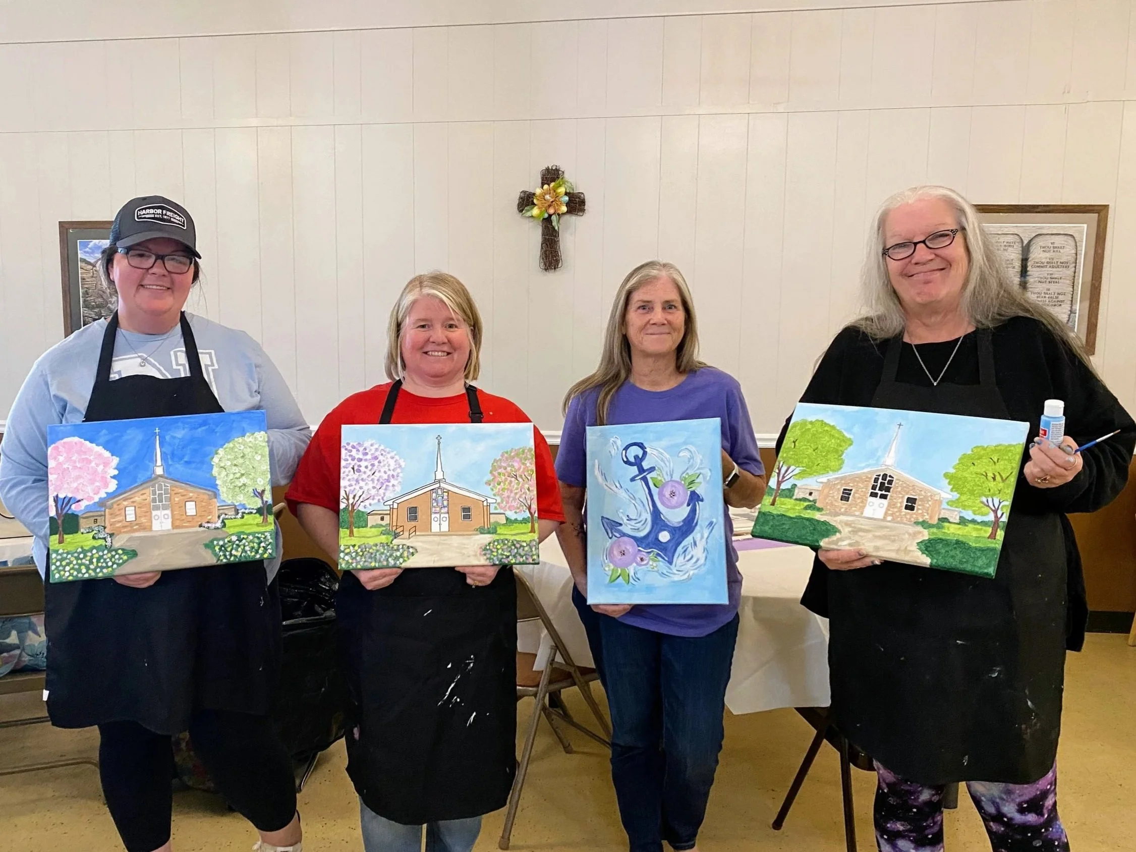 church paint party painters