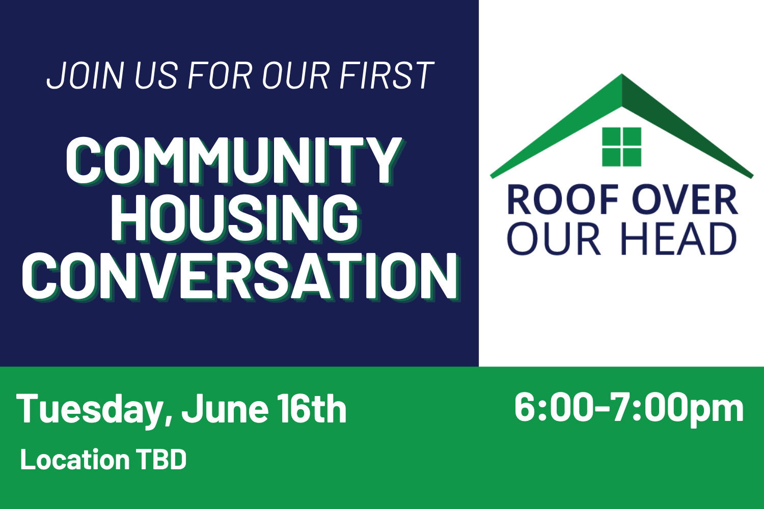 Community Housing Conversation - June