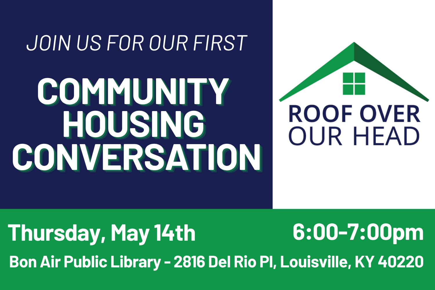 Community Housing Conversation - May