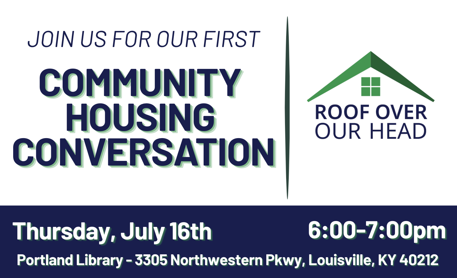 Community Housing Conversation - July