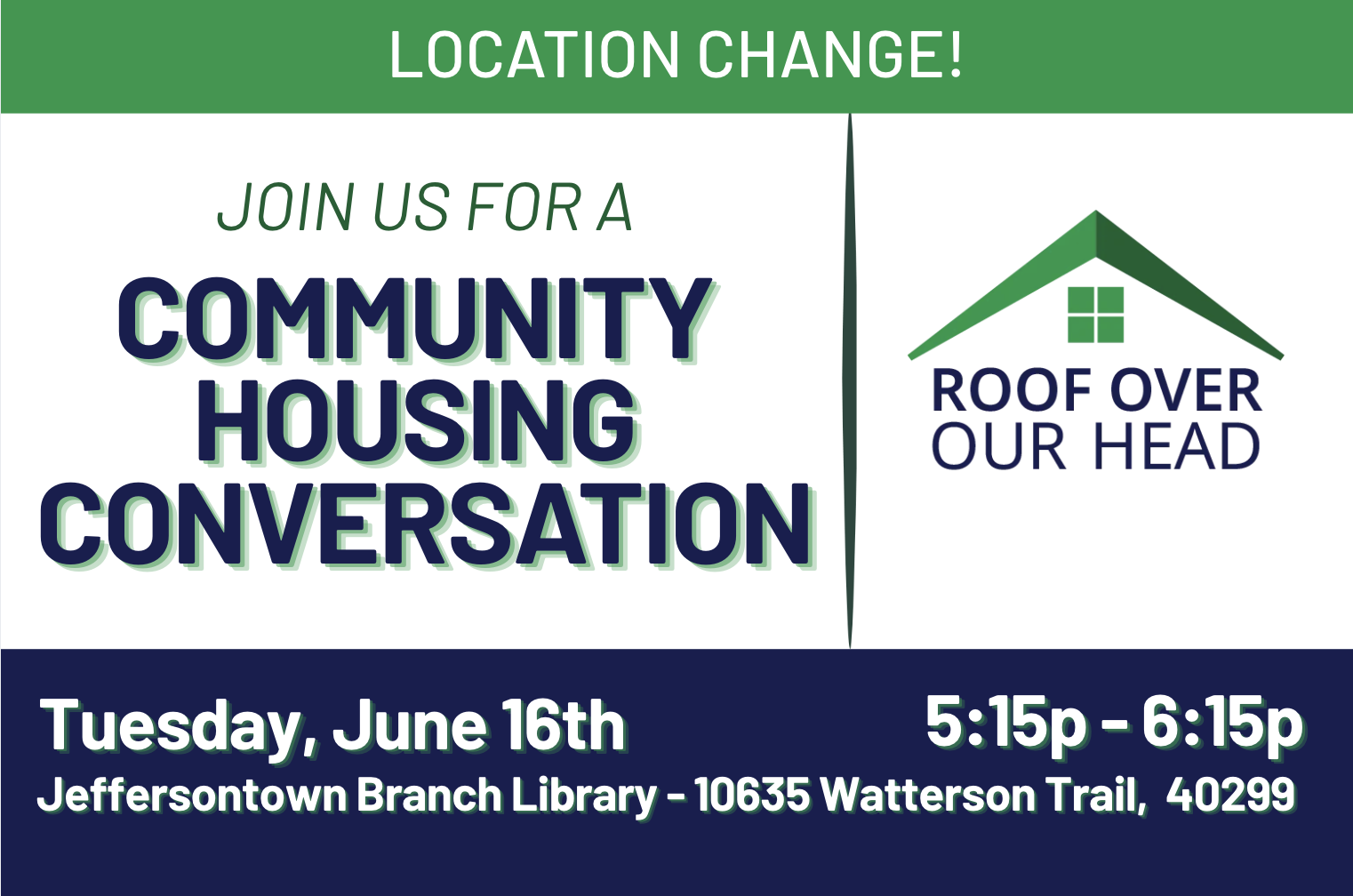 Community Housing Conversation - June