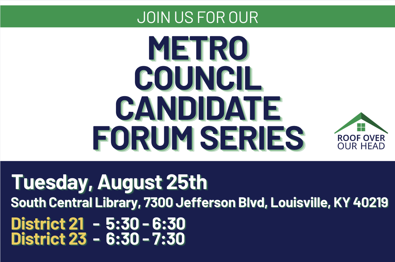Metro Council Candidate Forum Series - Districts 21 + 23