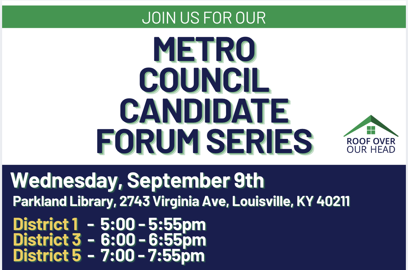 Metro Council Candidate Forum Series - Districts 1, 3, + 5