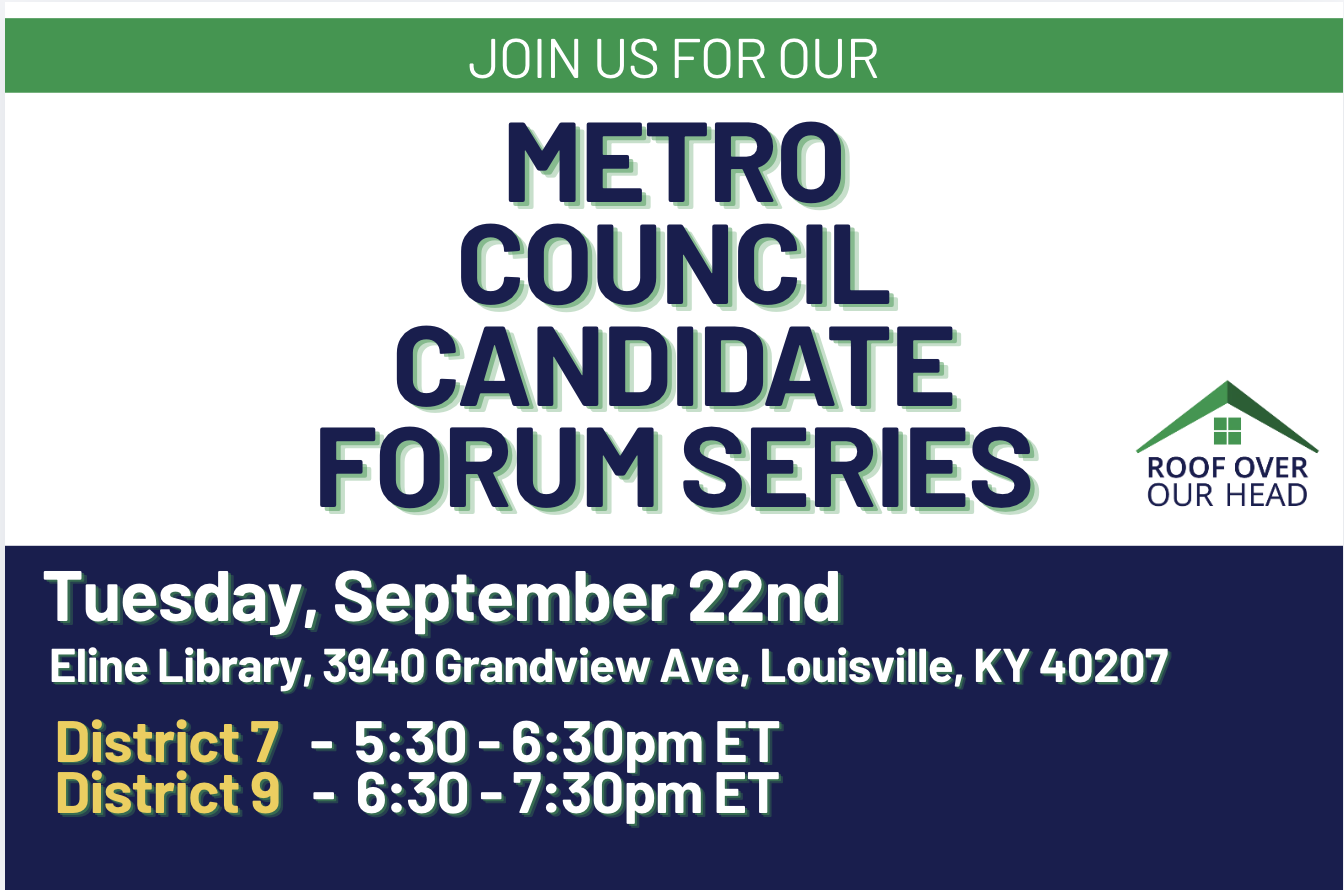 Metro Council Candidate Forum Series - Districts 7 + 9