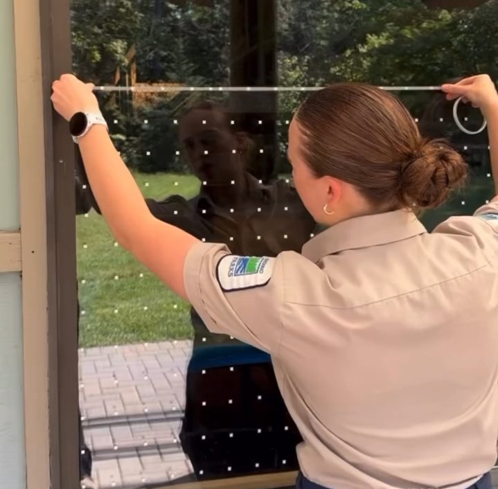 Bird safe windows in Ontario Provincial Parks