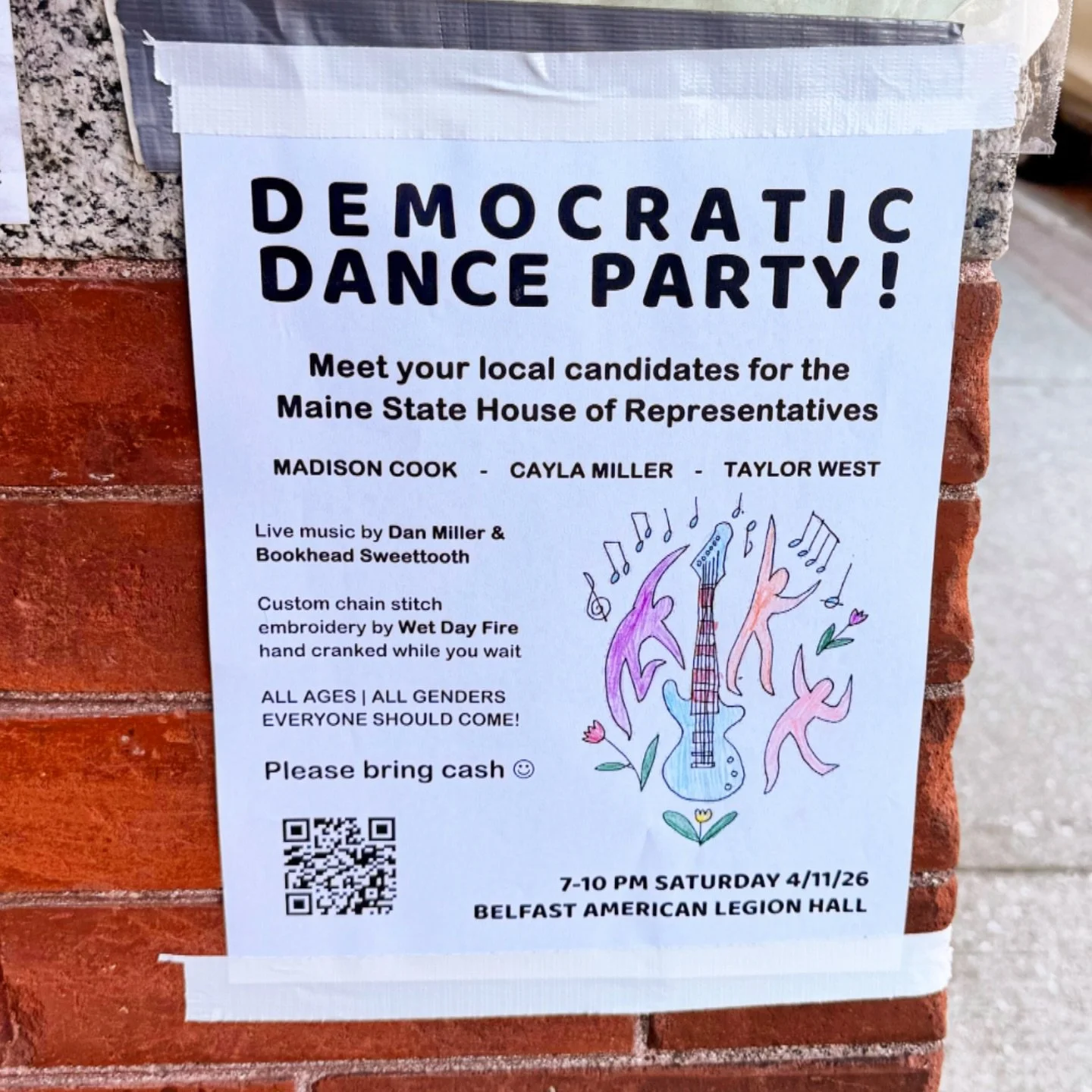 We&rsquo;re having a party! Re-post, call your friends, come dance with us this Saturday from 7-10pm at the American Legion Hall in Belfast. This is the best way for us to come together right now to support Waldo County candidates who&rsquo;ve steppe