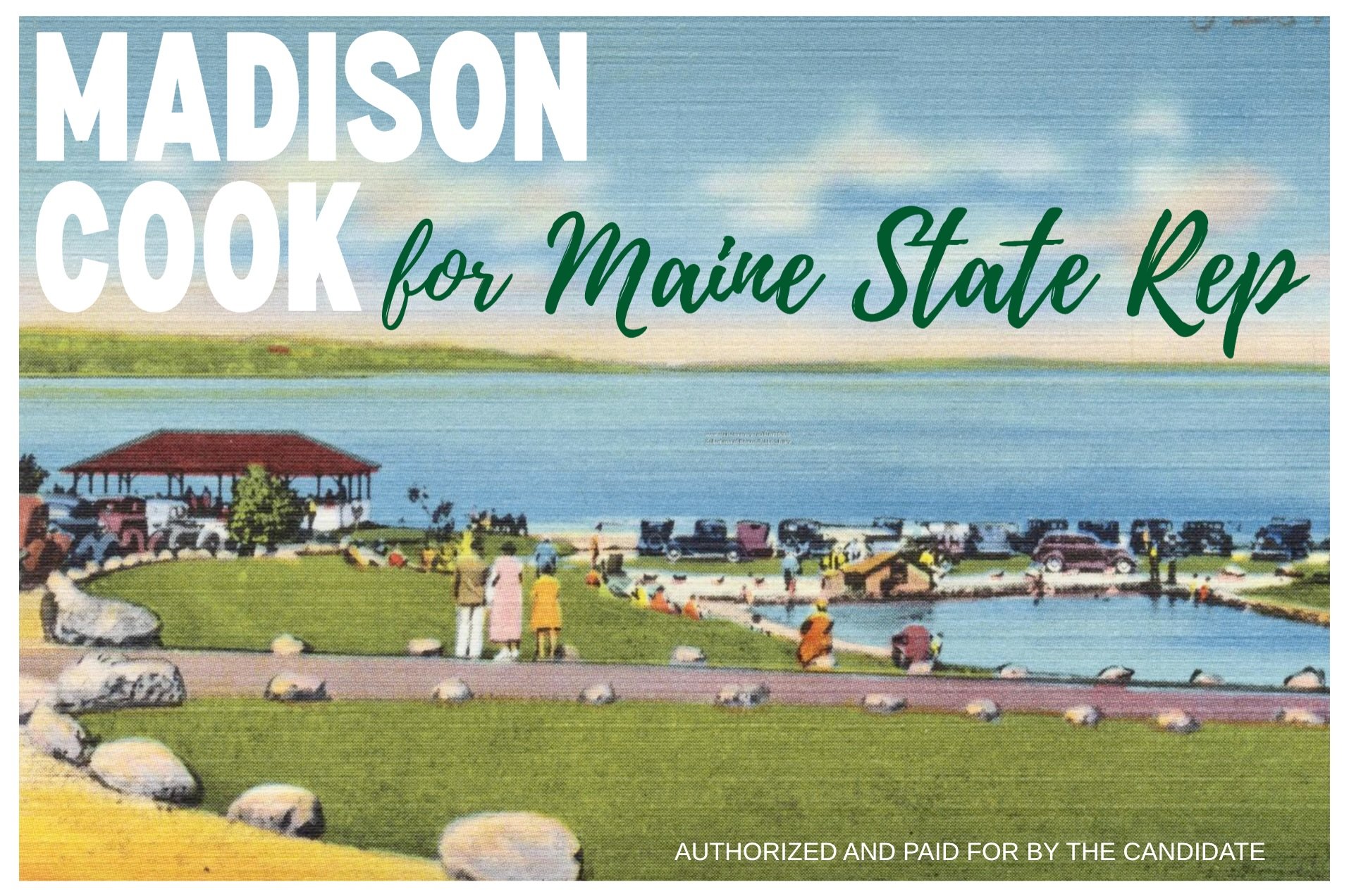 Early in-person voting is officially underway in the Maine primaries!  Belfast, Belmont, and Northport voters make sure to vote for Madison Cook for State Representative 🌲