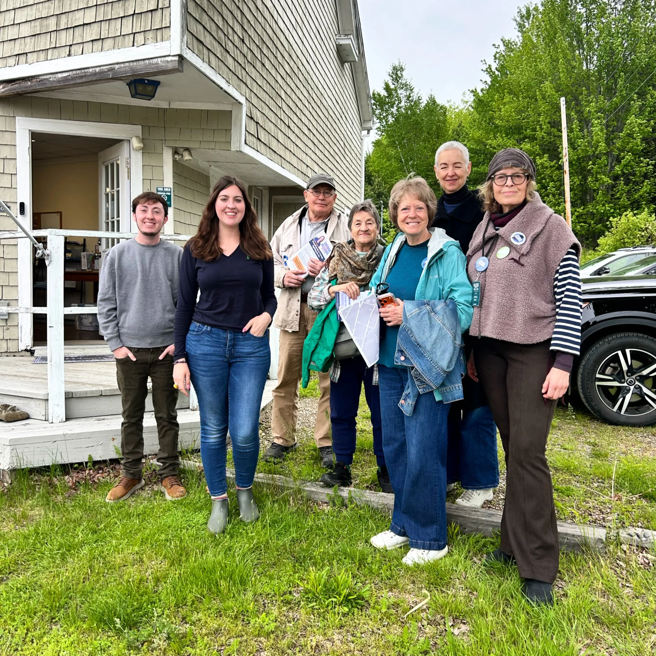 A great group of volunteers joined me this morning to canvass in Belfast!  But we need even more volunteers to drive me to knock on doors this week!  Please reach out if you have a few hours to spare.  It&rsquo;s the single most important way to help