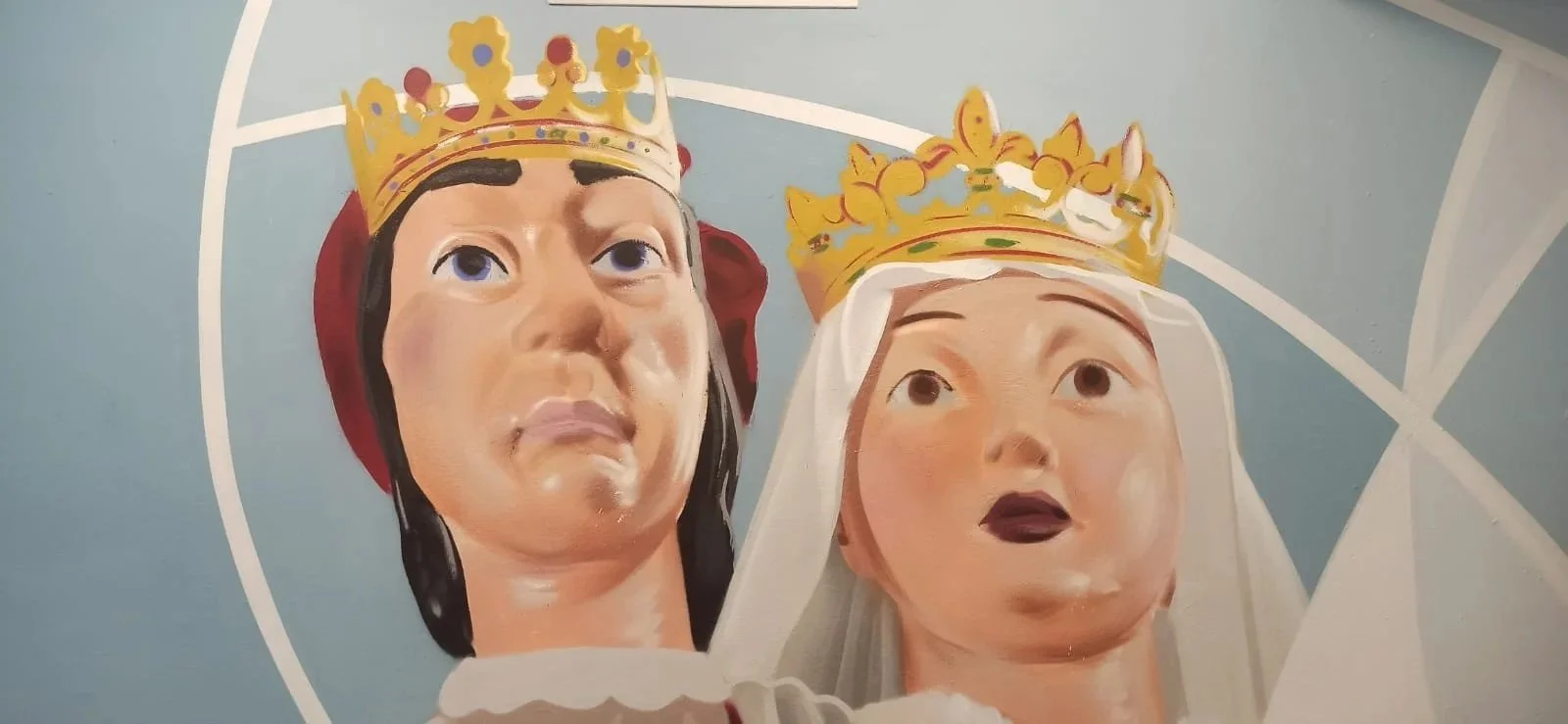 mural cabezudos luisma luna