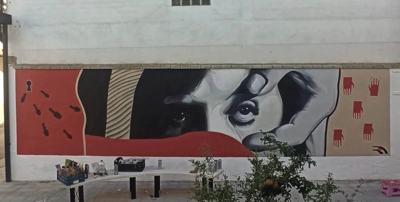 Luis Buñuel y el surrealismo. Mural Luisma Luna