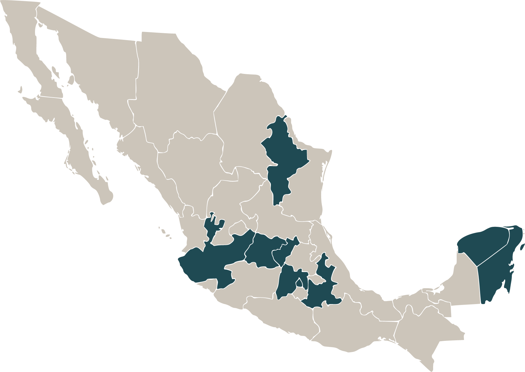 Mapa de cobertura agencia eleva marketing