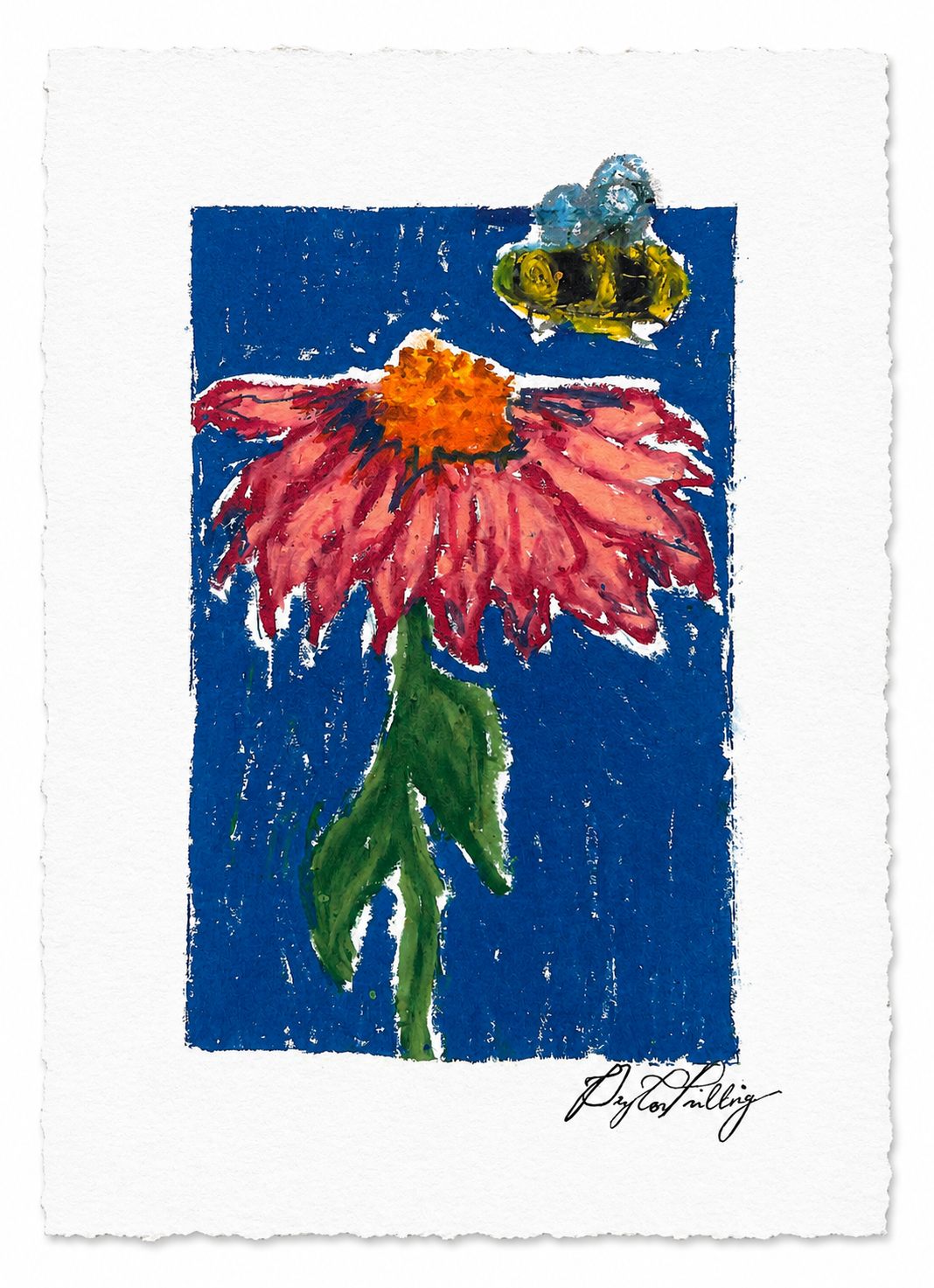Peyton Art Flower and Bee No Frame.png