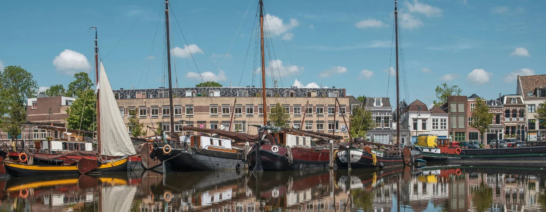 Haven van Gouda onderdeel van een interactief erfgoedspel.