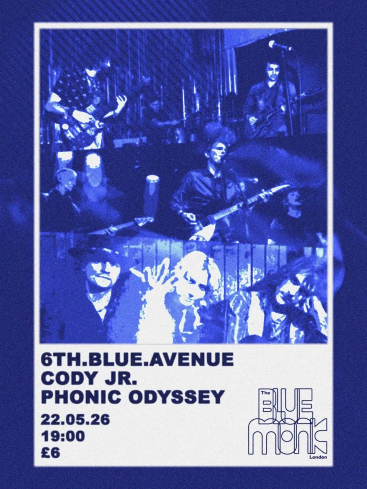 @6th.blue.avenue are returning to our stage once again and are brining friends: @codyjrband and @phonic_odyssey ! A jam packed filled Friday night of Blues Rock for your earholes to enjoy on our monster of a soundsystem.