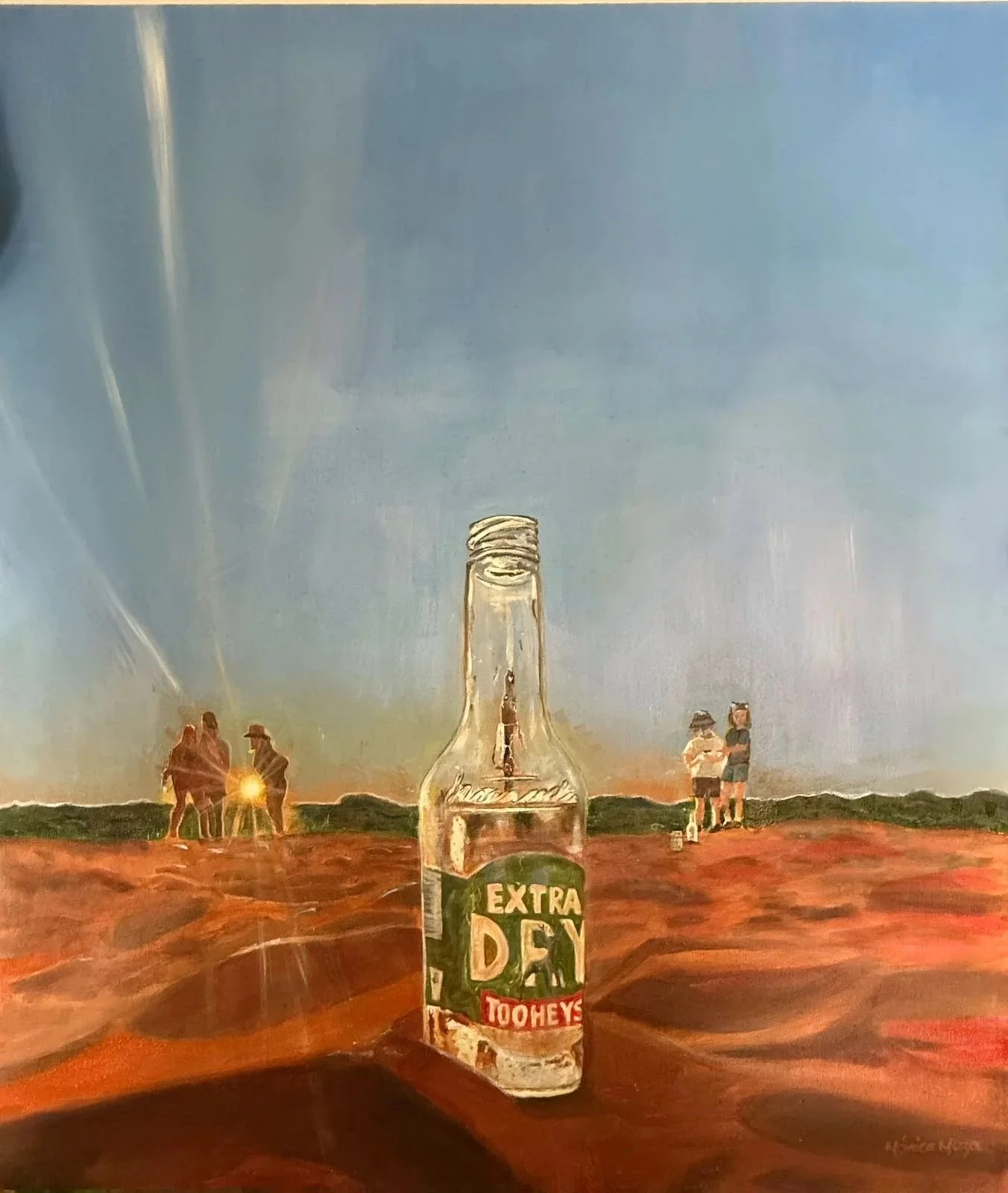 Sigue al sol | Óleo sobre tela | 70 x 60 cms  | 2025