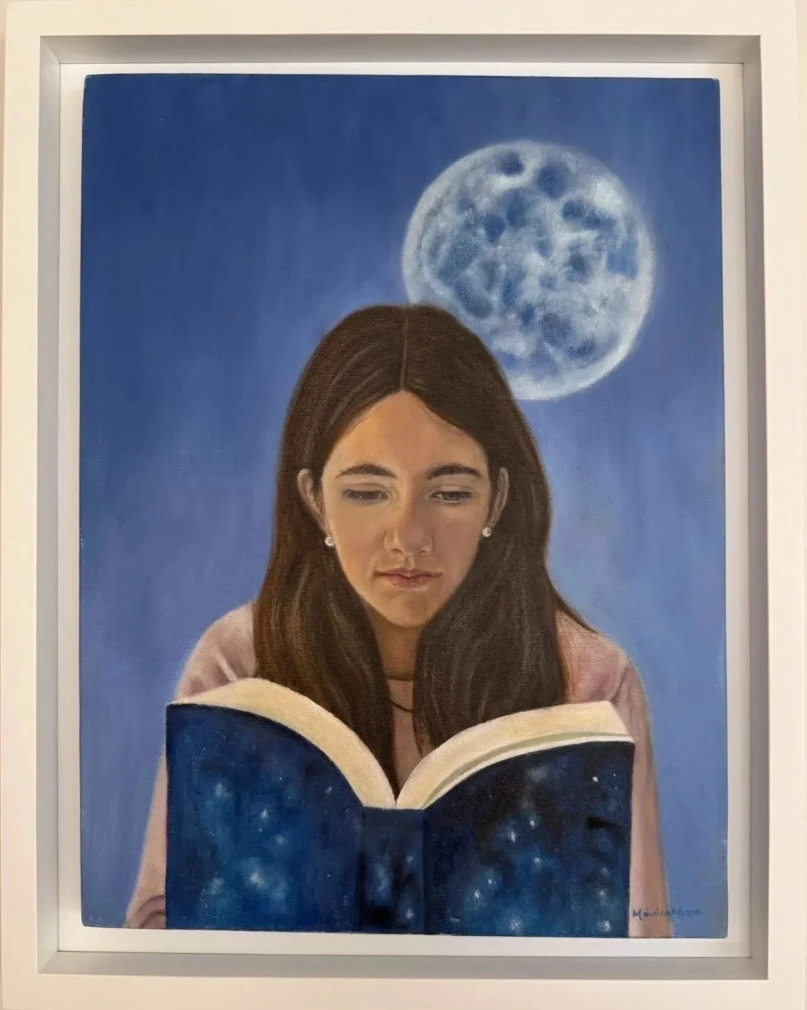 Luna | Óleo sobre tela | 45 x 35 cms | 2022