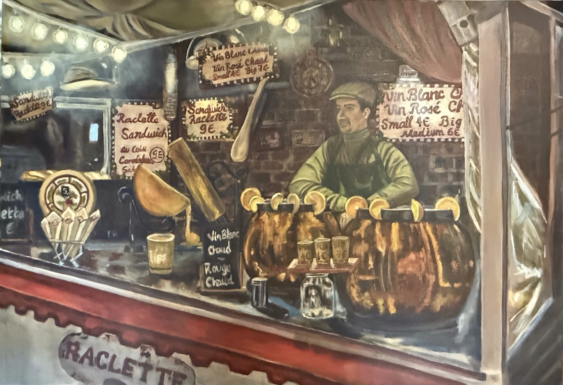 Vin Chaud | óleo sobre tela | 60 x 90 cms | 2023