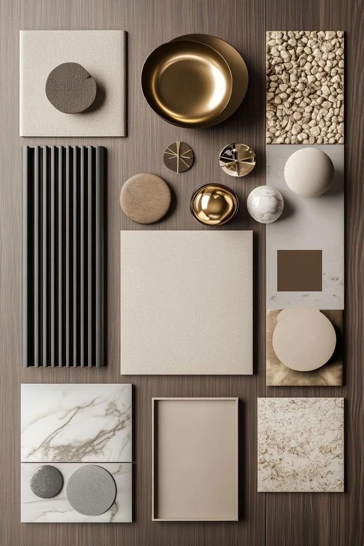 Moodboard for modern luxury home