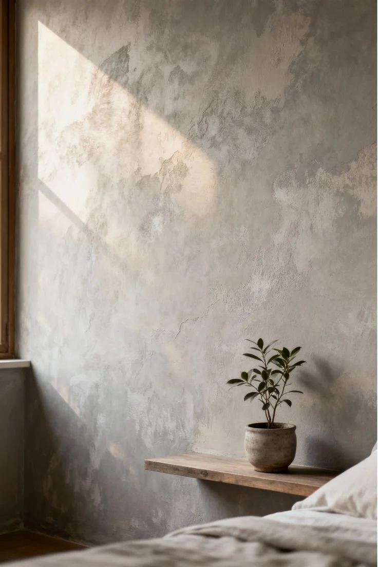 Limewashing in luxury home