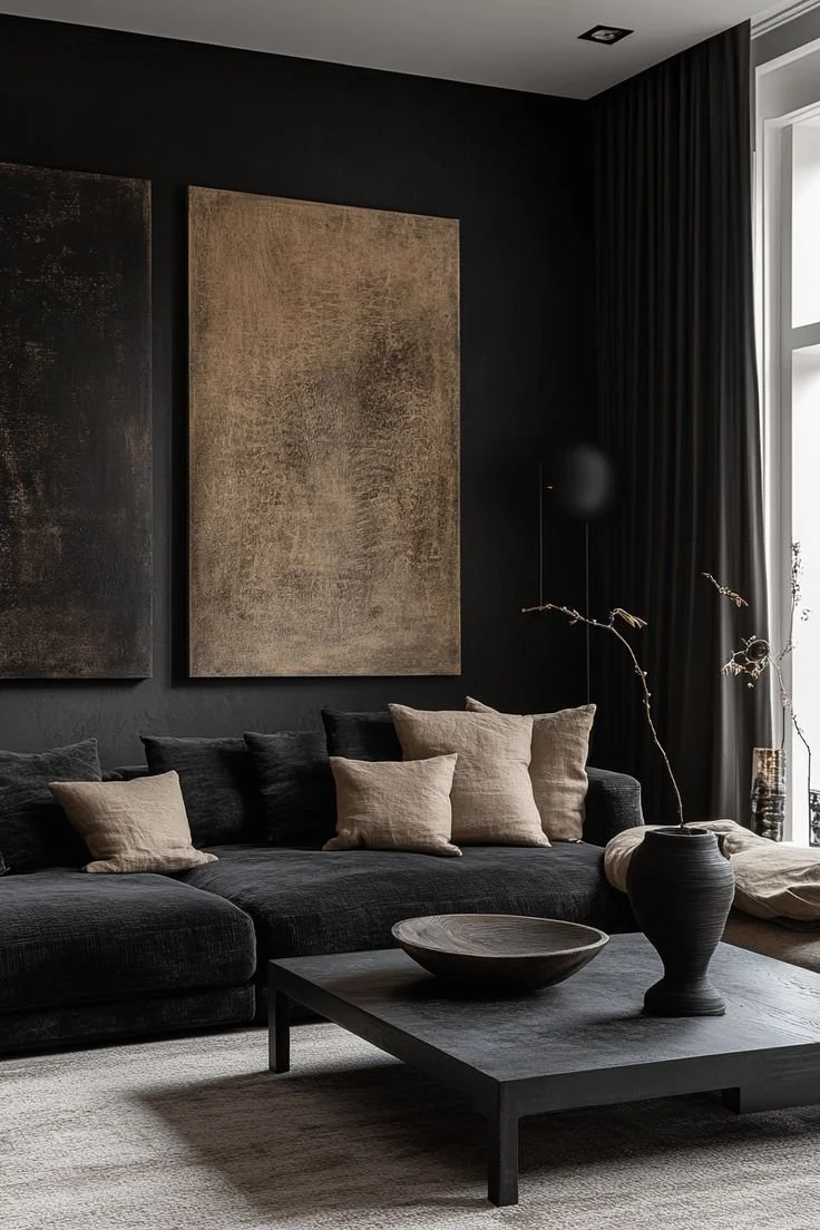 Bright Rooms with Black Walls: How to Do It