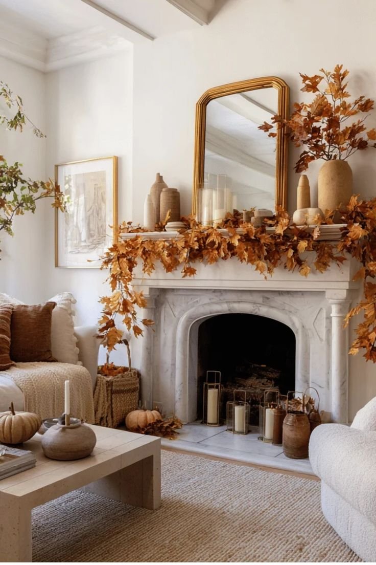Best Fall Mantel Decorating Guide