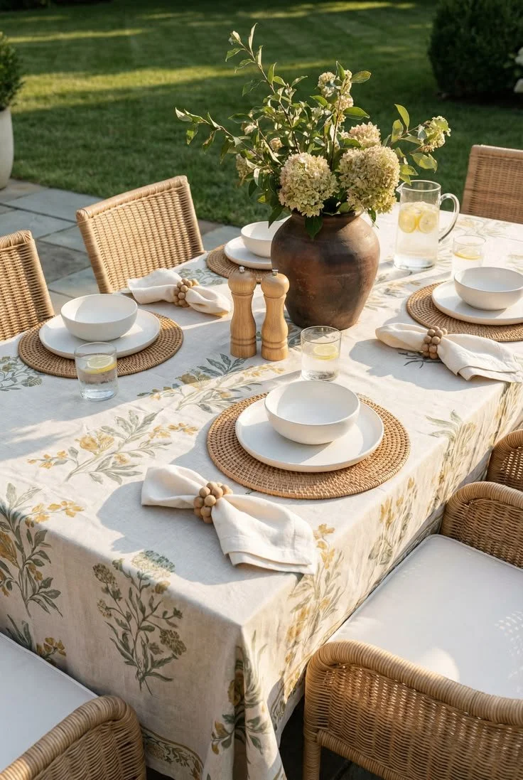 Al Fresco Dining Setup