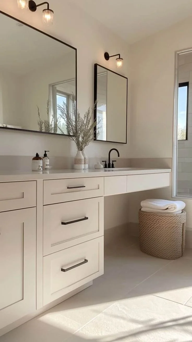 bathroom vanity mirror inspo