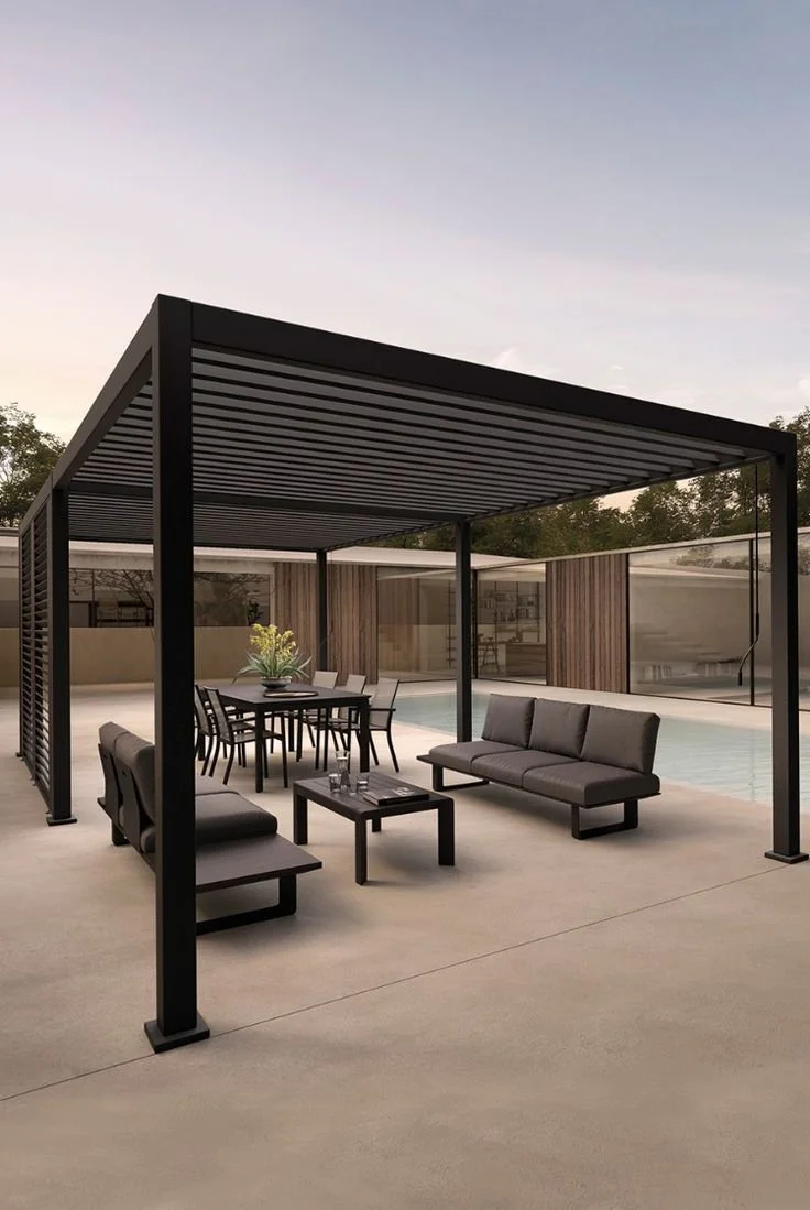 pergola styles for luxury backyard