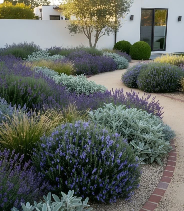 best plants for low water garden