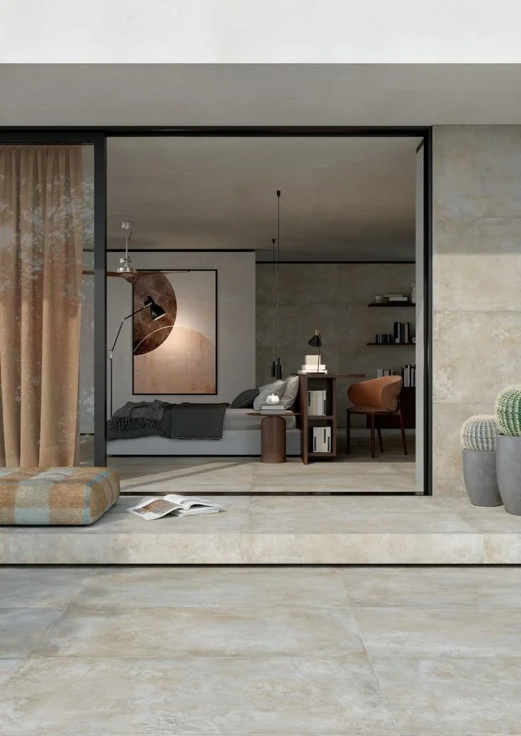 indoor-outdoor porcelain flooring