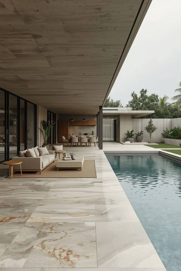 how to design pool area in los angeles luxury homes