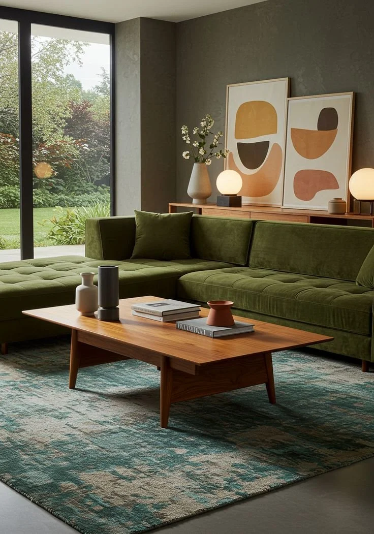 Midcentury modern living room inspiration