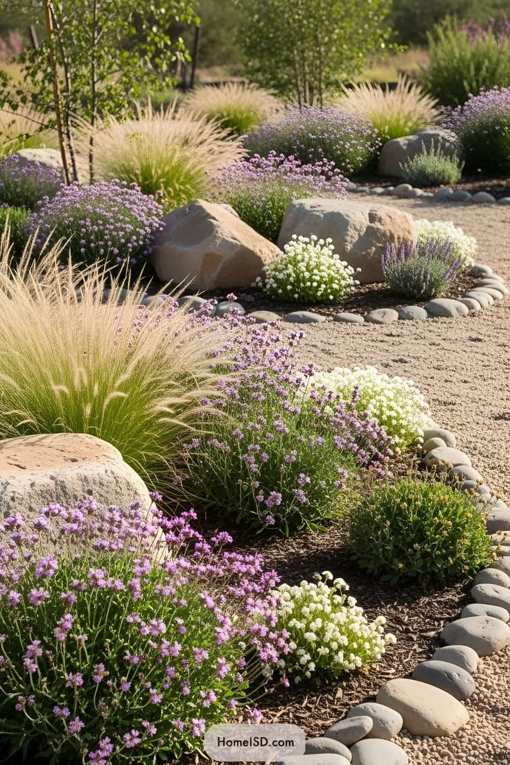 best plants for low water garden