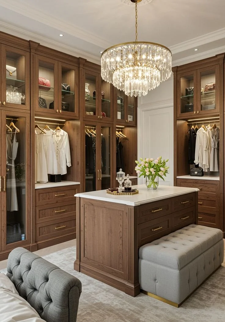 Walk in wardrobe inspo