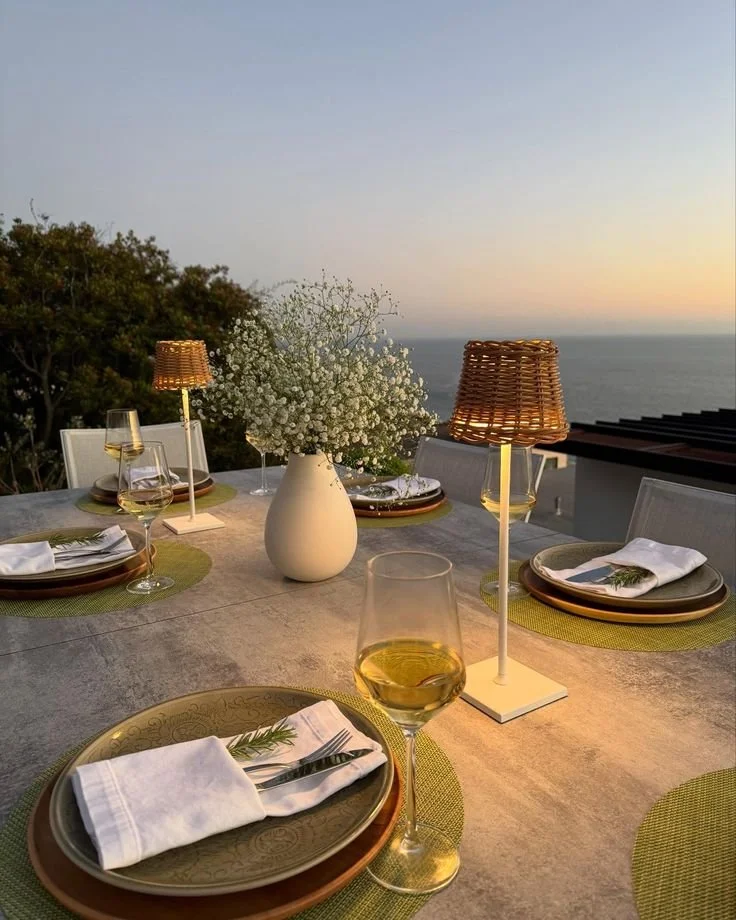 Al Fresco Dining Setup