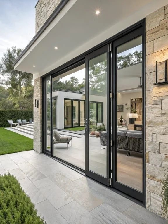 matching tiles interior and exterior