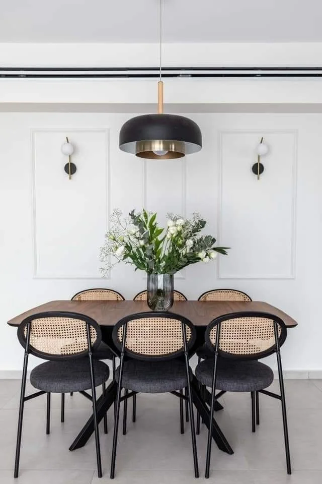 classy rattan dining set for luxury living