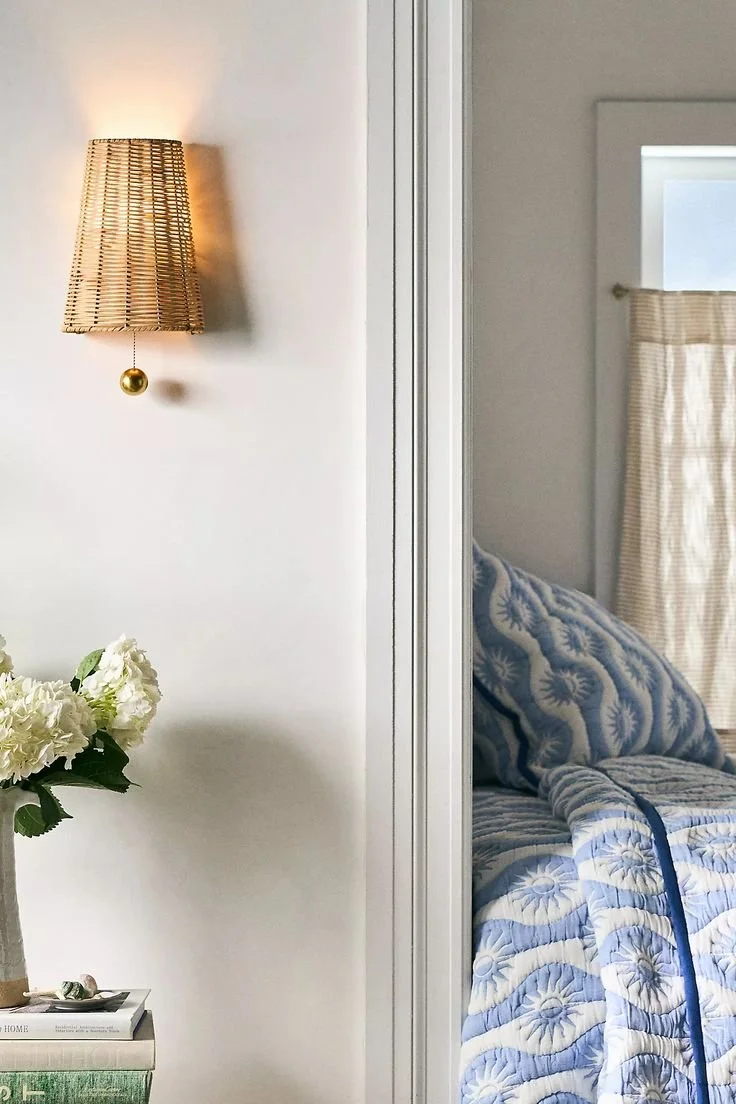 rattan wall sconces for luxury living